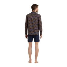 Load image into Gallery viewer, Cotton Voile Shirt Turtles Chains