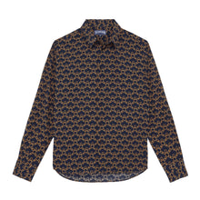 Load image into Gallery viewer, Cotton Voile Shirt Turtles Chains