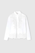 Load image into Gallery viewer, Cotton shirt with lace detail