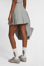 Load image into Gallery viewer, Wool blend mini skirt with pleats