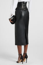 Load image into Gallery viewer, Leather sheath skirt