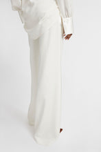 Load image into Gallery viewer, Ivory stretch silk pajama trousers