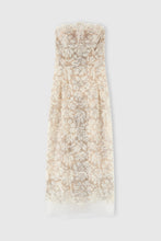 Load image into Gallery viewer, Lace and crystal bustier dress