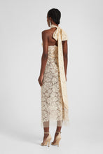 Load image into Gallery viewer, Lace and crystal bustier dress