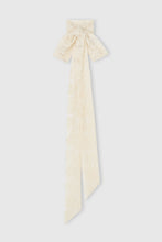 Load image into Gallery viewer, “Piccolo punto” lace scarf with tone-on-tone crystals