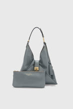 Load image into Gallery viewer, Dudu bag in smooth dark grey calfskin