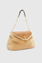 Load image into Gallery viewer, Joy shearling bag with chain handle