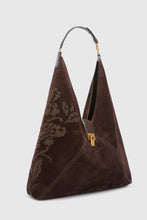 Load image into Gallery viewer, Dudu large embroidered in suede
