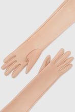 Load image into Gallery viewer, Long glove in nude nappa leather