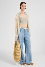 Load image into Gallery viewer, Silk Chiffon Shirt with Scarf Print