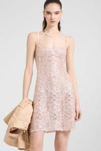 Load image into Gallery viewer, Short Dress in Maiolica Lace with Crystals