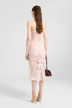 Load image into Gallery viewer, Stripeless Bustier Dress in Rebrodè Lace