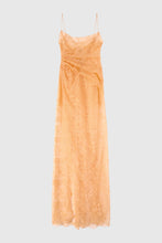 Load image into Gallery viewer, Long Lace Slip Dress with Ultra-Fine Straps