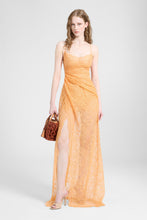 Load image into Gallery viewer, Long Lace Slip Dress with Ultra-Fine Straps