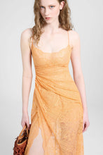 Load image into Gallery viewer, Long Lace Slip Dress with Ultra-Fine Straps