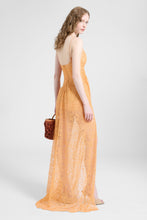 Load image into Gallery viewer, Long Lace Slip Dress with Ultra-Fine Straps