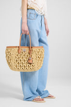 Load image into Gallery viewer, Medium Maggie in Suede Calf with Maiolica Embroidery
