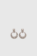 Load image into Gallery viewer, Hoop Jewel Earrings with Hand-Set Crystals