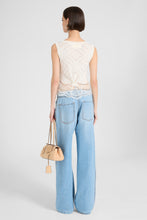 Load image into Gallery viewer, Sleeveless Top with Valenciennes Lace