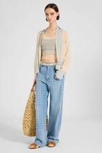 Load image into Gallery viewer, Bandana Jacquard Top in Silk, Cotton, And Viscose