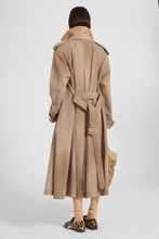 Load image into Gallery viewer, Technical Georgette Trench with Denim Print