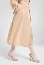 Load image into Gallery viewer, Double-Breasted Trench in Georgette Bonded with Silk Chiffon