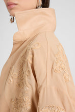 Load image into Gallery viewer, Shirt Jacket in Georgette Bonded with Chiffon with “Maiolica” Embroidery