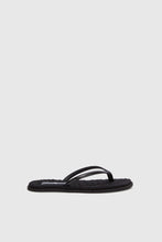 Load image into Gallery viewer, Black Lace Flip Flop