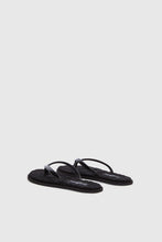Load image into Gallery viewer, Black Lace Flip Flop