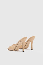 Load image into Gallery viewer, Floral Rebrodé Lace Mule with 11 Cm Heel