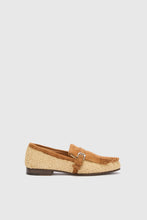 Load image into Gallery viewer, College Loafer in Woven Raffia