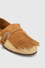 Load image into Gallery viewer, College Loafer in Woven Raffia