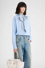 Load image into Gallery viewer, Silk shirt with a masculine striped allure