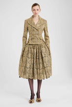 Load image into Gallery viewer, Balloon organza skirt with melange texture and structured waistband
