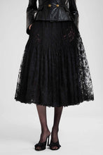 Load image into Gallery viewer, Midi balloon lace skirt