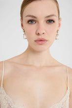 Load image into Gallery viewer, Faceted crystal drop earrings