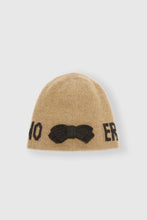 Load image into Gallery viewer, Pure Cashmere Hat with Contrasting Logo Embroidery