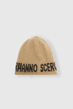 Load image into Gallery viewer, Pure Cashmere Hat with Contrasting Logo Embroidery