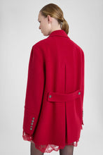 Load image into Gallery viewer, Double-Breasted Wool Double Peacoat with Heraldic Buttons