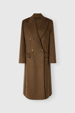 Load image into Gallery viewer, Double-Breasted Double-Face Oversized Coat with Heraldic Buttons