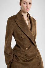 Load image into Gallery viewer, Double-Breasted Double-Face Oversized Coat with Heraldic Buttons
