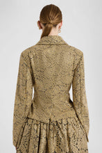 Load image into Gallery viewer, Lurex Rebrodé Lace Tailored Jacket with Heraldic Buttons