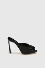 Load image into Gallery viewer, Black Satin Mule