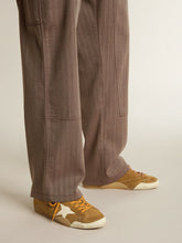 Load image into Gallery viewer, True Star Suede Upper Toe and Tongue Leather Upper Laminated Nappa Heel