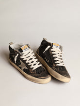 Load image into Gallery viewer, Mid Star Glitter Upper Shiny Leather Toe Wave and Spur Suede Star