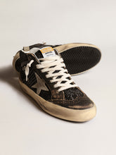 Load image into Gallery viewer, Mid Star Glitter Upper Shiny Leather Toe Wave and Spur Suede Star