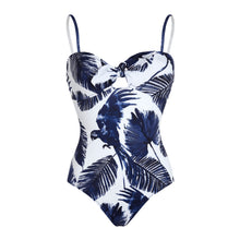 Load image into Gallery viewer, Bustier One-piece Swimsuit Papagaio