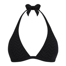 Load image into Gallery viewer, Bikini Halter Top Jacquard Chevron