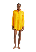 Load image into Gallery viewer, Linen Shirt Dress Solid