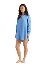 Load image into Gallery viewer, Linen Shirt Dress Solid